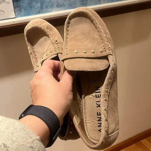 Anne Klein Onit Studded - Flat/Moccasin/Driving Shoes/Loafer - Picture 2 of 9